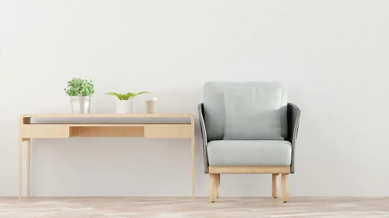 Consoles modernes en bois et métal dans le style CB2