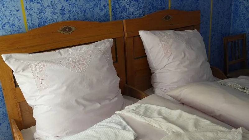 Carved and cane headboards in the Anthropologie style