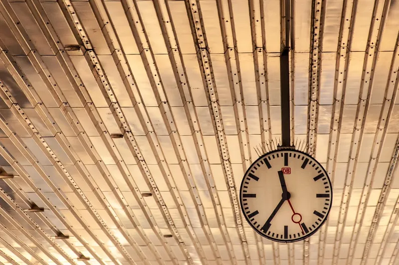Wooden wall clock