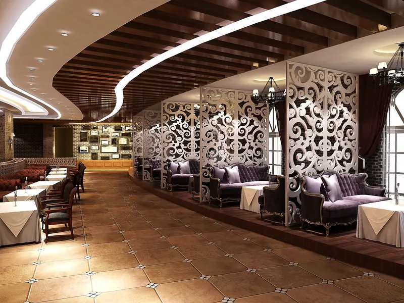 Gepolsterte Restaurant-Sitzbank aus Massivholz, gefertigt in Jodhpur, Indien