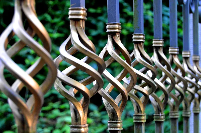 Wrought iron accent chair