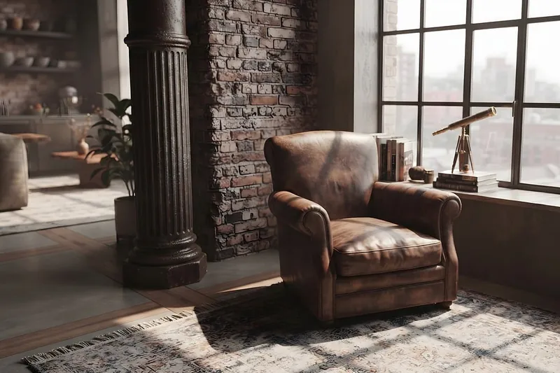 Industrial armchair