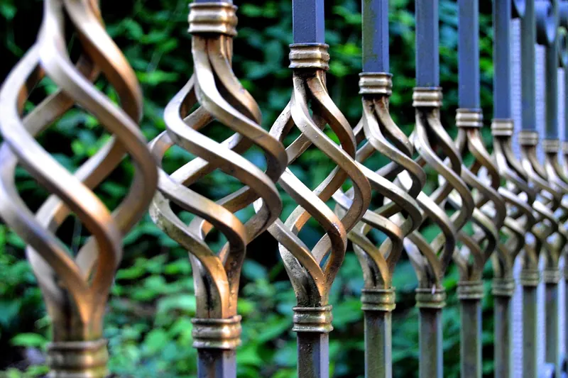 Wrought iron armchair