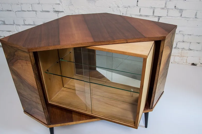 Mid century modern bar cabinet
