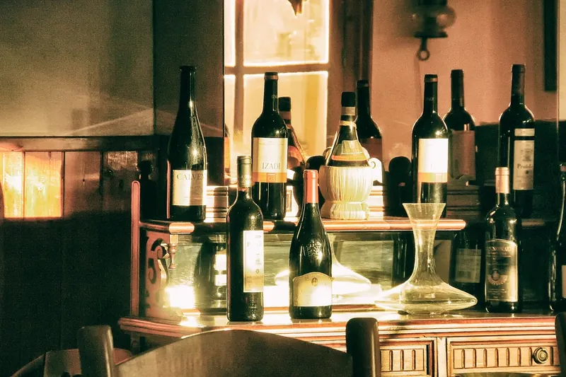 Vintage bar cabinet