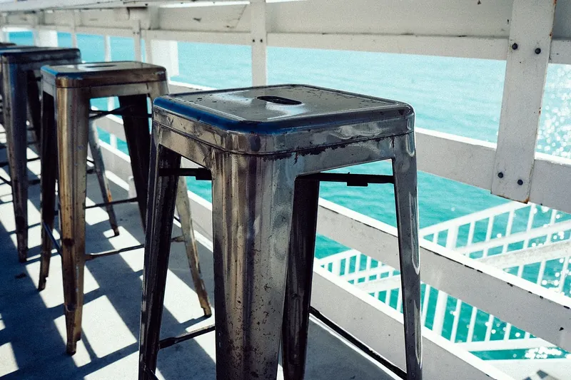 Coastal bar stool
