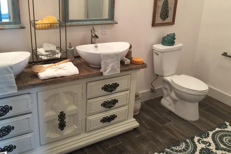 Coastal bathroom vanity