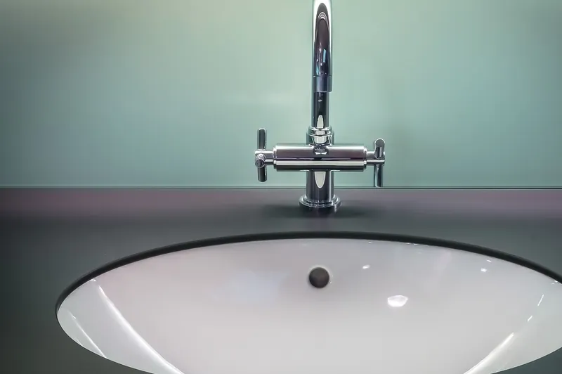 Colonial bathroom vanity