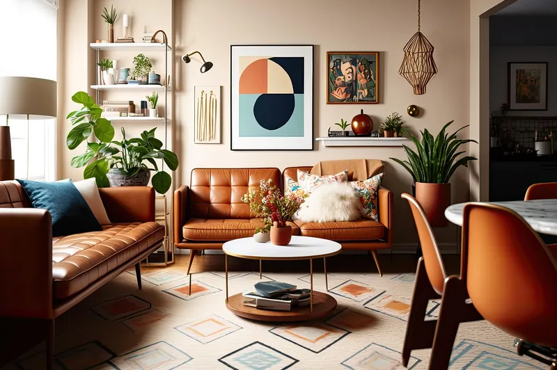 Mid century modern bed
