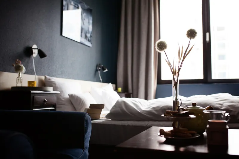 Rubberwood bed