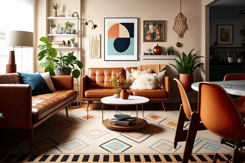 Mid century modern bookshelf