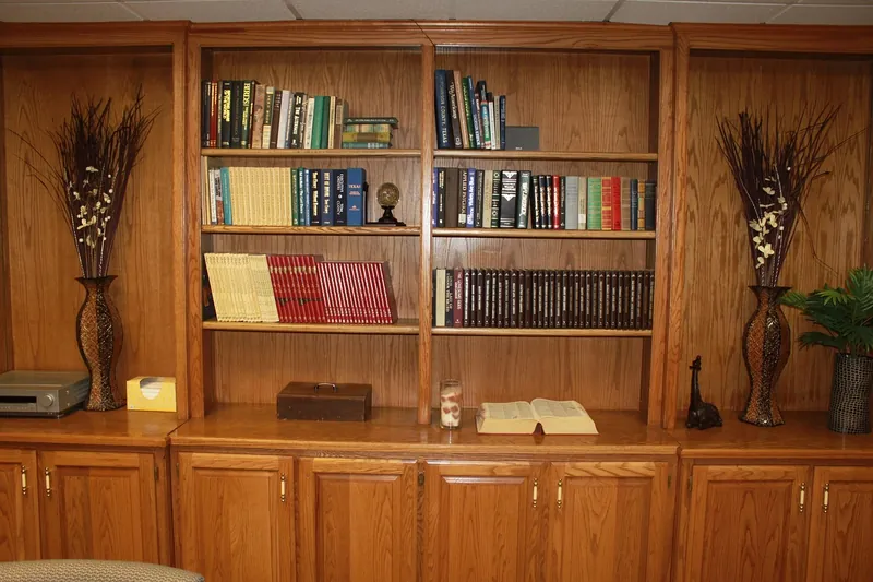 Solid sheesham (Indian rosewood) bookshelf with rich dark grain, handcrafted in Jodhpur, India