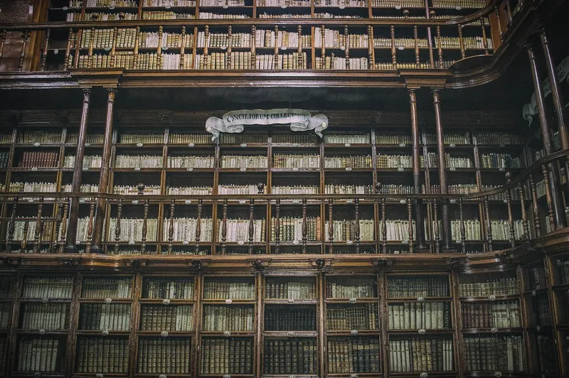 Vintage bookshelf