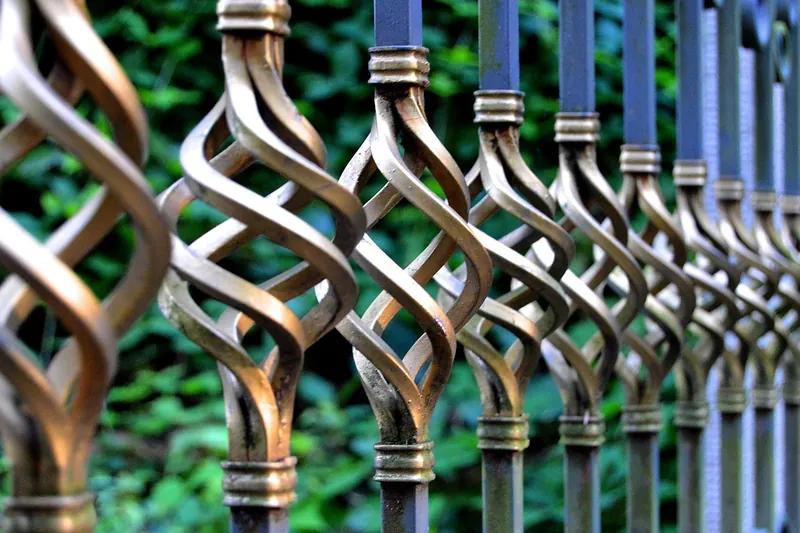 Wrought iron bookshelf