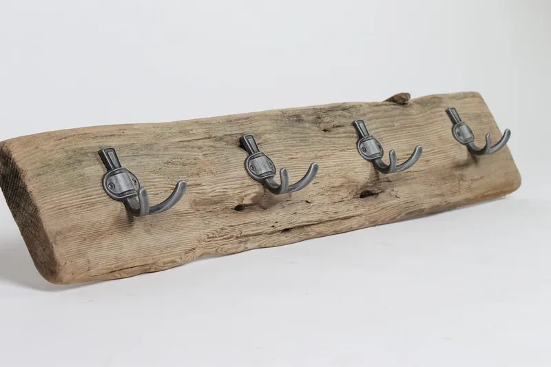 Reclaimed coat rack