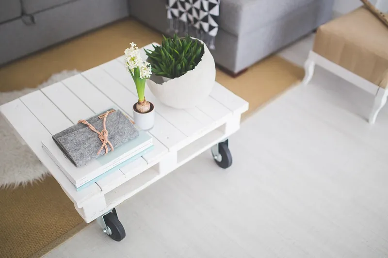 Industrial coffee table