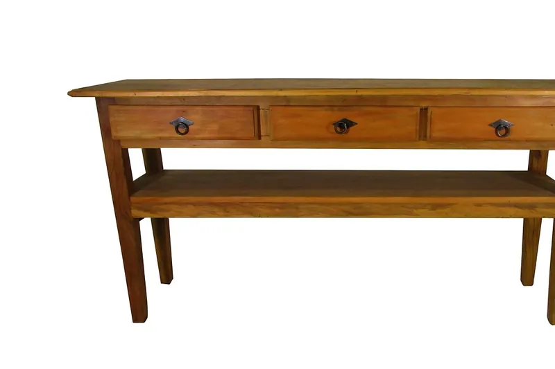 Rustic console table