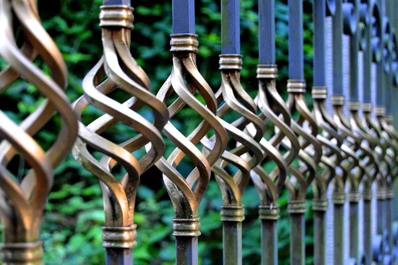 Wrought iron console table