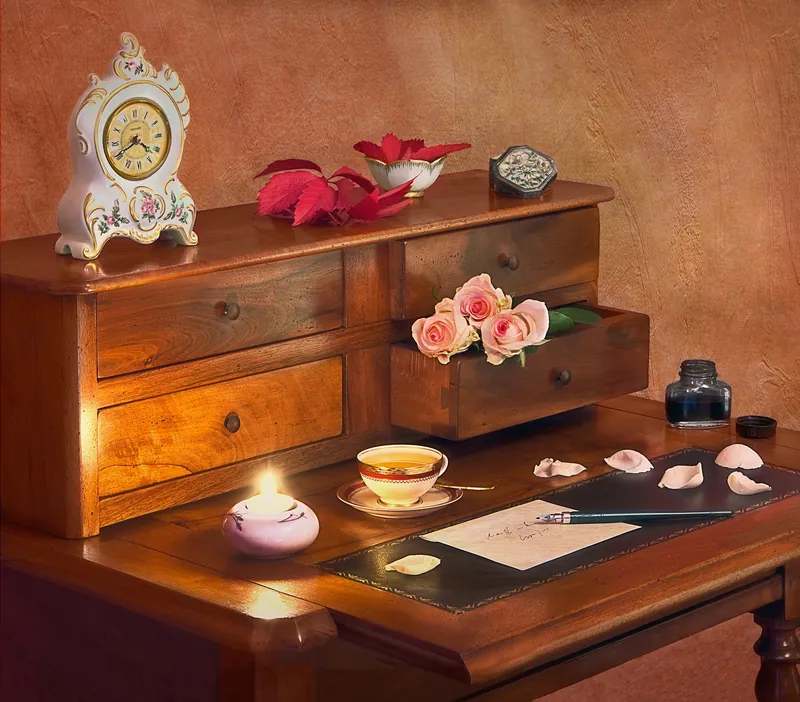 Wholesale solid-wood and wood-and-iron writing desks manufactured in Jodhpur, India
