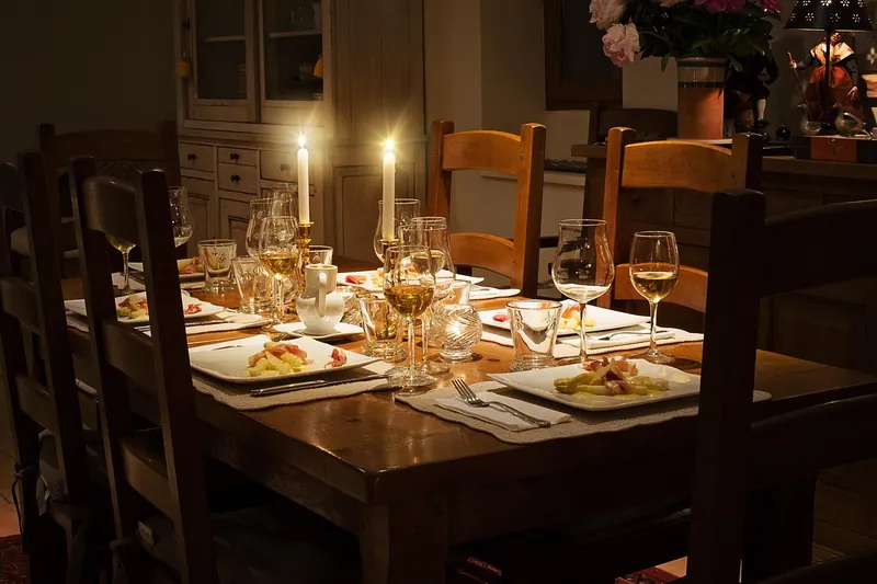 Live edge dining table