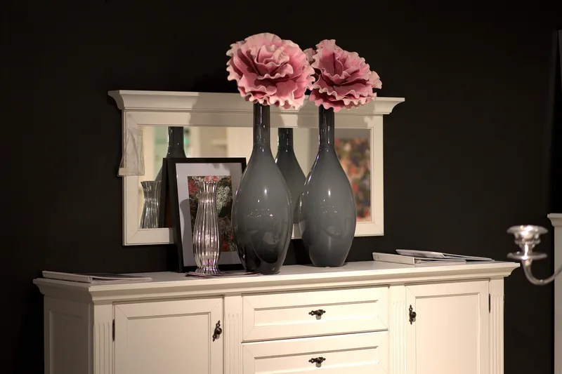 Cane chest of drawers on a solid-wood carcass