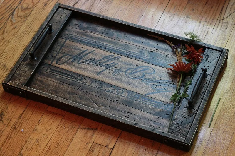 Reclaimed wood dresser