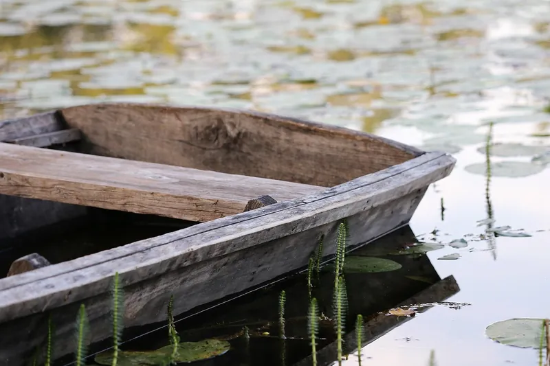 Rustic floating shelf