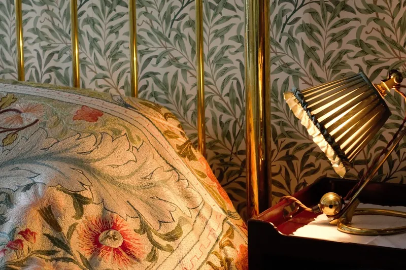 Brass headboard