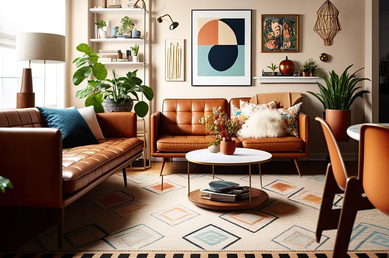 Mid century modern headboard