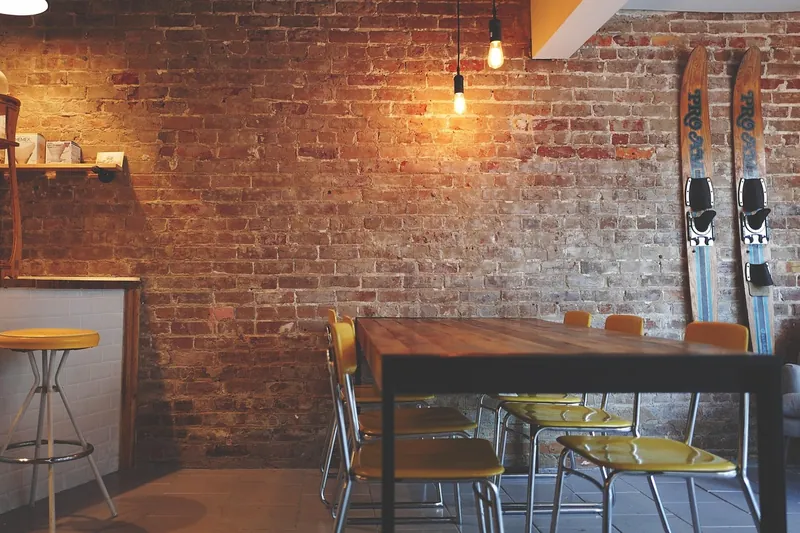 Industrial dining table
