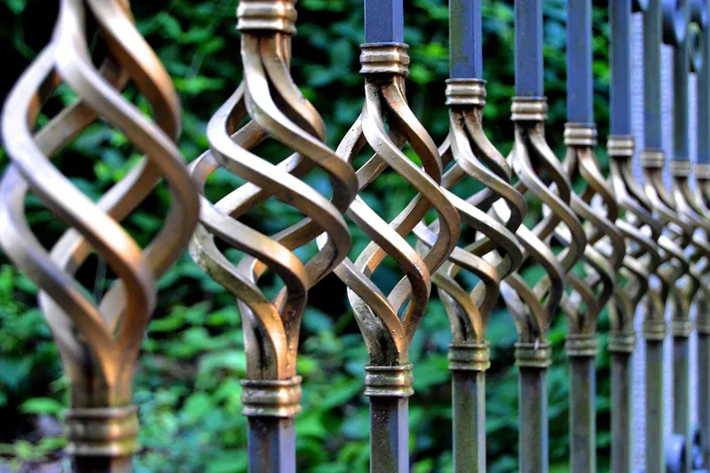 Wrought iron dining table