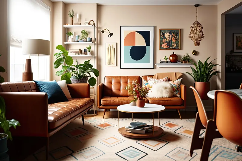 Mid century modern nesting tables