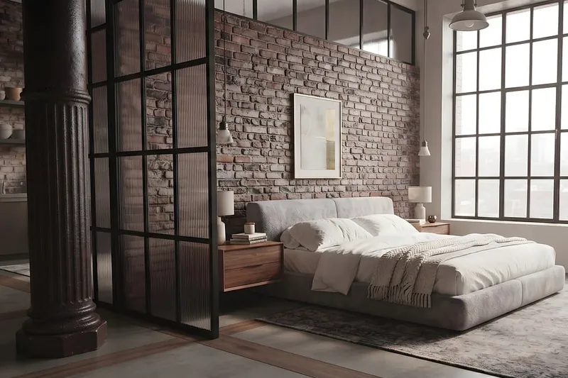 Industrial nightstand
