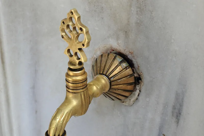 Brass ottoman
