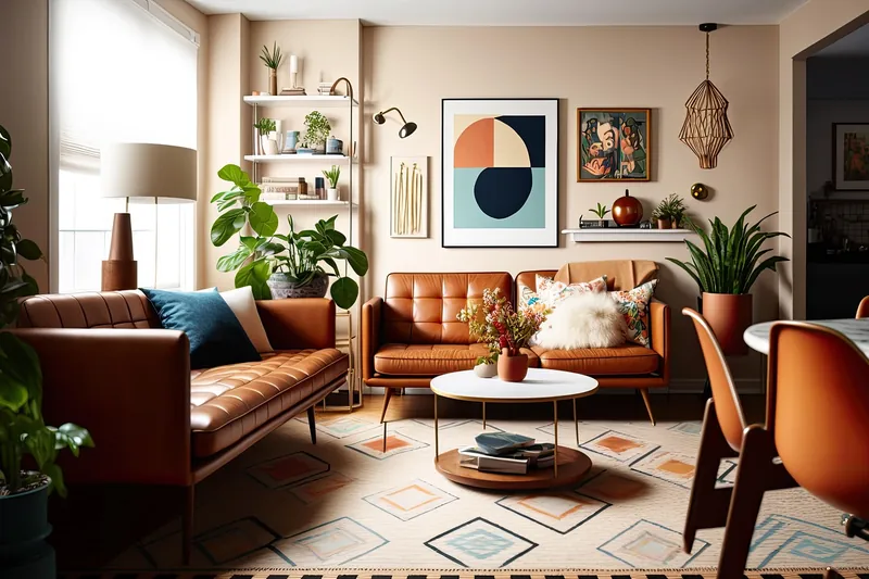 Mid century modern room divider