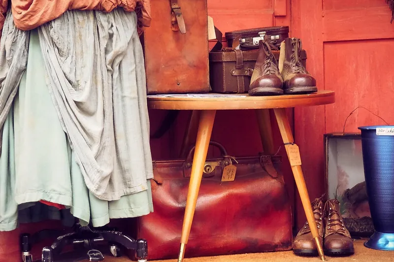 Vintage shoe rack