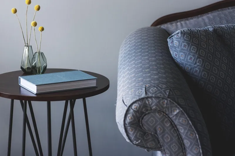 Industrial side table