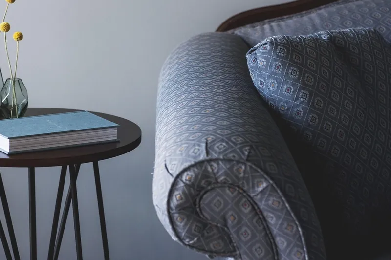 Rubberwood side table