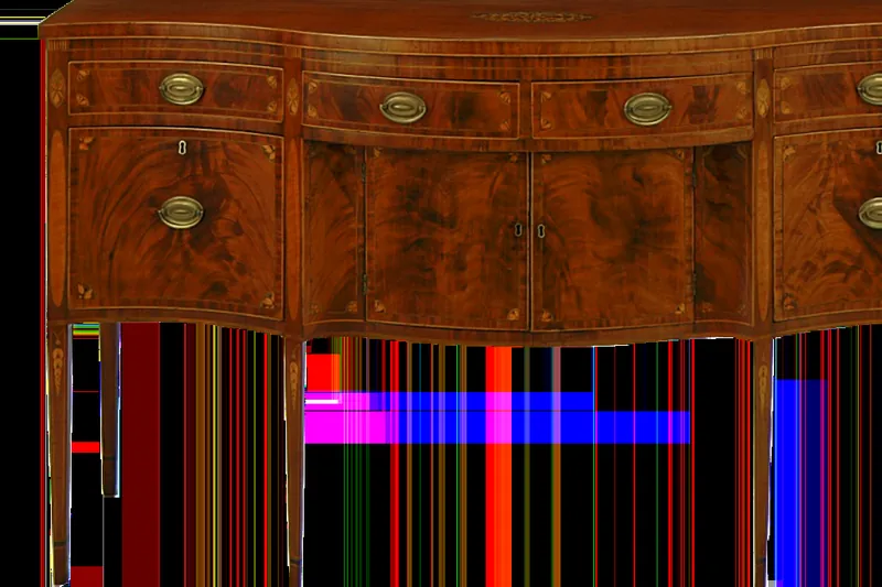 Rubberwood sideboard