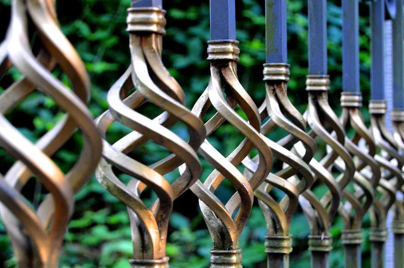 Wrought iron sideboard