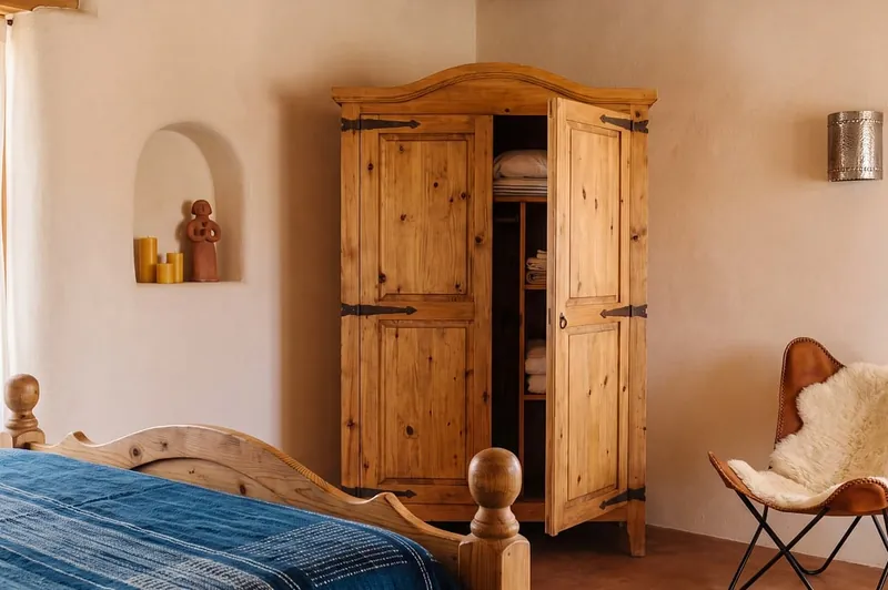 Rustic wardrobe