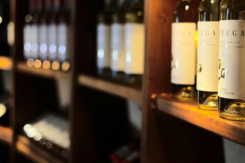 Brass wine rack