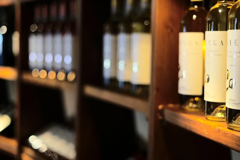 Scandinavian wine rack