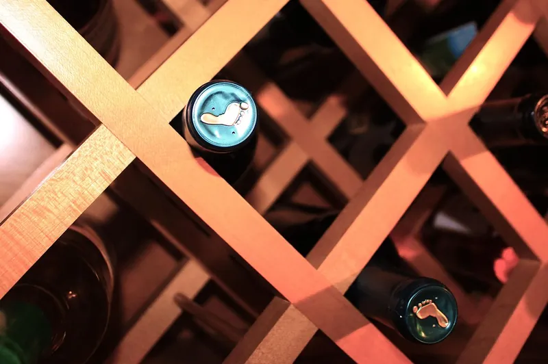 Vintage wine rack